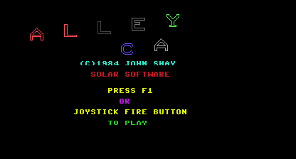 Alley Cat Title Screen